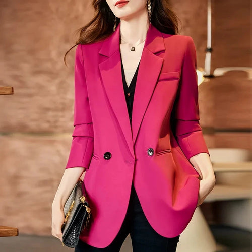 Frühling Herbst 2025 Damen Kleiner Anzug Jacke Koreanische Version Freizeit Damen Blazer Mantel Temperament Design Sinn Lady Oberbekleidung