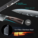 The Forge | Premium 7Cr17MoV Stainless Steel Chef Knife Set with Nylon Bag
