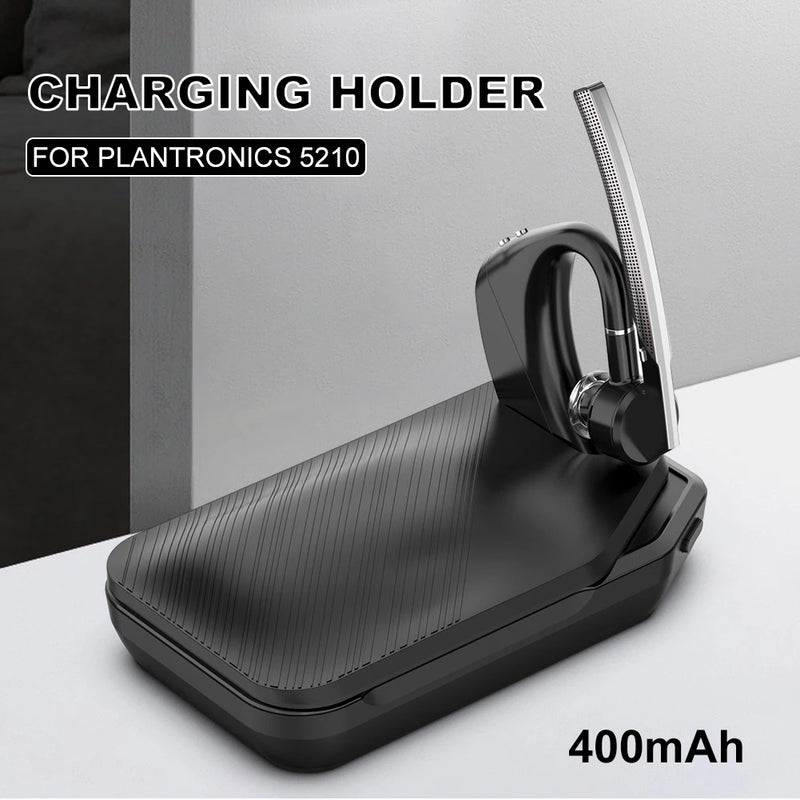 Headphone Charging Case Headset Charger Box Easily Carrying Lightweight Earphone Part for Plantronics Voyager 5200 5210