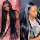 The Cascade | 44-Inch HD Lace Front Wig in Bone Straight