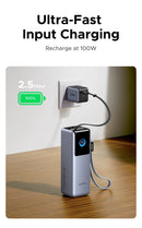 The Nexode Citadel | 200W 25000mAh Retractable-Cable Power Bank