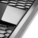 Raptor Style Front Mesh Hood Grille Grill Fit for Ford F150 2004-2008 With LED