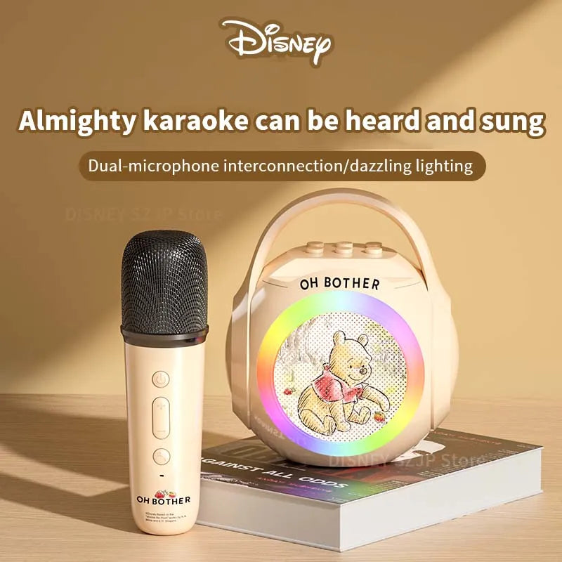 Disney Original Speaker Sets TD10 Wireless Bluetooth Mini Microphone Surround Sound Audio Phone Portable Outdoor Broadcast Card