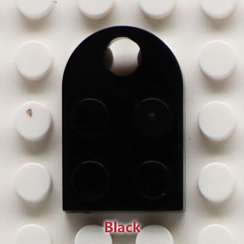 50pcs DIY Building Blocks 3176 Brick Heart Necklace/Key Ring Toys 2x 3 Heart-shaped Multicolor Educational Toy Gift for Children