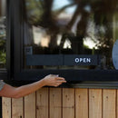 The Threshold | Aluminum-Alloy Open Closed Storefront Sign with Slider