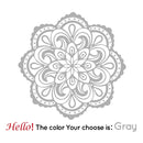 Mandala vinyl Wall Stickers Personalized Creative For Kids Room Living Room Home Decor Vinyl Sticker Mural yoga Wallpaper