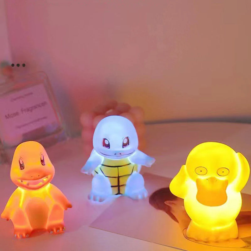 Pokemon Pikachu Night Light Glowing Children Toy Pokemon Pikachu Cute Bedside Lamp Children's Birthday Christma
