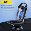 Mini USB C Car Charger 130W Super Fast Charing Metal Adapter PD Type C in Car for Samsung Huawei Android Phones iPhone iPad