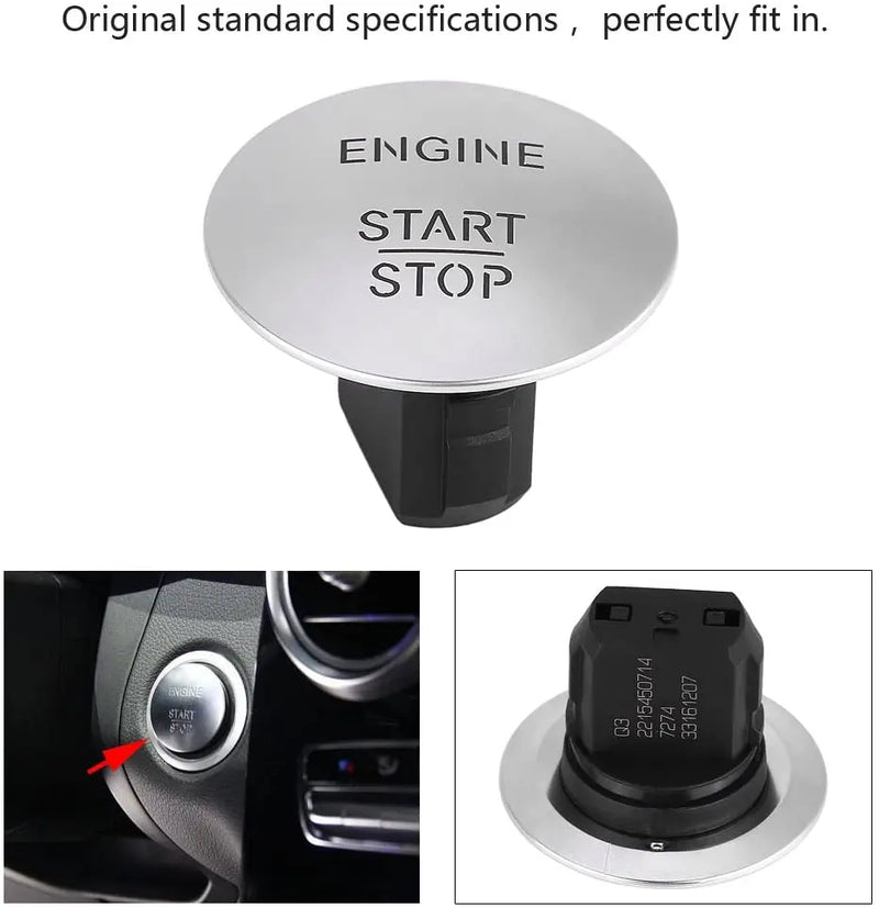 Car Engine Keyless Start Stop Push Button for Mercedes Benz W176 C117 X218 W164 W204 W205 W212 W213 W221 C E S CL M ML GL Class