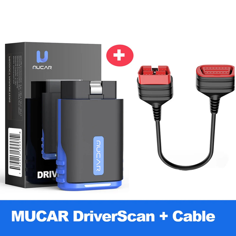 MUCAR DriverScan Auto OBD2 Diagnostic Tool All System Diagnosis Bi-directional Control Oil SAS 15 Reset for All Cars