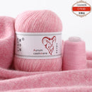 6Set Aurum Cashmere Yarn With Thread Hand Knitting For Cardigans Women Scarf Woolen Yarn 50g+20g Factory Wholesale Free Shipping