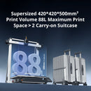 ANYCUBIC Kobra 3 Max FDM Multi Color 3D Printer with Up to 600mm/s Print Speed Build Volume 500*420*420mm Smart APP Control
