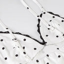 Tossy Lace V-Neck Patchwork Maxi Dress Women Backless High Waist Slim Spaghetti Contrast Party Dress Female Spring Long Dress