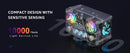 40W Bee-eye Beam Effect Lights RGB LED Disco Ball Light Remote Control Stage Effect Lighting for Party Concert Theater Bar Club