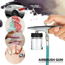 Mini Airbrush Compressor Kit Spray Gun Dual Action Air Brush Paint Model 0.3MM