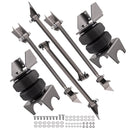 Uni. 4 Link Rear Suspension Kit with 2500 Air Suspension Bag Triangulated Mounts
