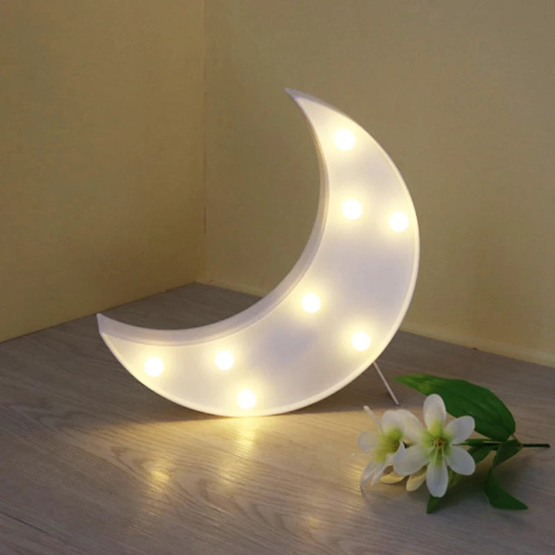 Kids Room Decor Cloud Star Moon LED Night Light Baby Children Bedroom Rainbow Cloud Christmas Night Light Wedding Decoration