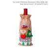 Christmas Wine Bottle Cover Merry Christmas Decorations For Home Christmas Ornament Xmas Table Decor New Year 2025 Navidad Gift