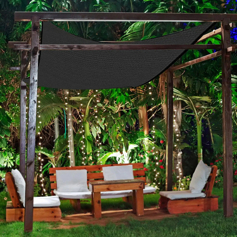 Outdoor garden sun shade net terrace sunshade camping sun shade net UV protection HDPE sunscreen fabric sun shade