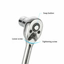 46PCS Ratchet Wrench Set Kit 1/4' Metric Drive Ratchet Phillips Torx Bits Allen Key Screwdriver Professional Metalworking Tool