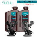 SUNLU 2KG Water Washable / Water Washable ABS Resin Resin 1000G/Bottle 405nm Rapid UV-Curing Photopolymer Resin For LCD 3D Print