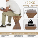 LUVODI Lightweight Concrete Accent Table Sitting Chair Sofa Side Bedside End Table for Living Room Bedroom Interiors