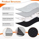 L-3XL Dog Bed Orthopedic Pet Calming Bed Soft Sponge Foam Base Dog Crate Kennels Mat with Removable Cover