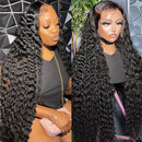 30 40 Inch Deep Wave Lace Front Wig 13x6 Hd Lace Frontal Wig 13x4 Curly Human Hair Wigs For Women Water Wave PrePlucked Lace Wig