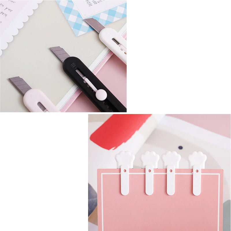 1 Piece Lytwtw's Art Cutter Cartoon Utility Knife Student Art DIY Tools Creative Stationery School Supplies