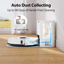 Redkey R10 Robot Vacuum Cleaner 2-in-1 Auto Vacuum Mop Wiping Function LiDAR Navigation Strong 4000Pa Suction Power 4 L Dust Bag