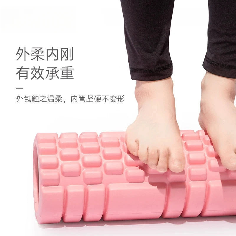 30cm Yoga Column Gym Fitness Pilates Foam Roller Exercise Back Massage Roller Yoga Brick Home Fitness Equipment