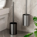Badezimmer Toilettenbürstenhalter Reinigungswerkzeuge Weltraum Aluminium Wandmontage Ohne Bohren Vertikale Toilettenbürste Badezimmerzubehör