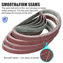 XCAN 20pcs Sanding Belts Sandpaper 457x13mm Sander Belt Abrasive Screen Band Angle Grinder Power Tool for Wood Metal Polishing