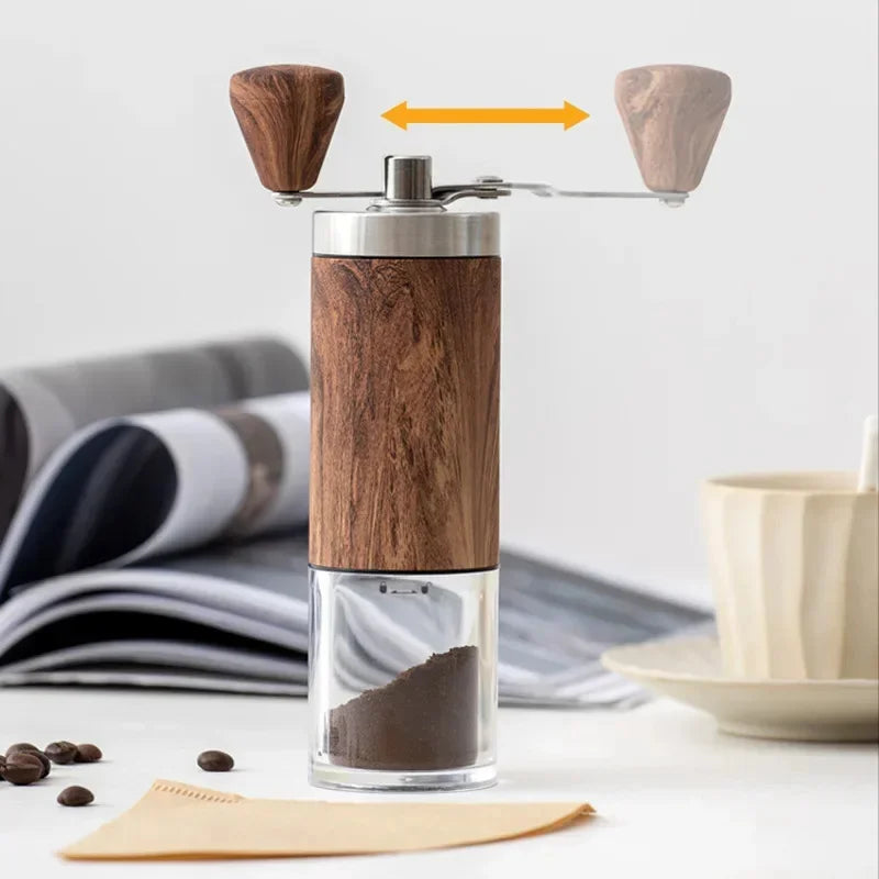 Brazil Manual Coffee Grinder with Adjustable Coffee Beans, Hand-crank Grinder, Perfect for Fresh Coffee, Size