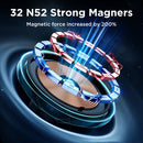 Joyroom Magnetische Handyhalterung KFZ Wireless Charger für iPhone 14 13 12 Pro Max Schnelllade-Kfz-Ladegerät Halterung mit Blaulicht