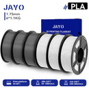 JAYO 3D Filament PLA +/PETG/PLA 1.75MM +/- 0.02MM 6Rolls Coloful Neatly Wound 3D Printing Material For 3D Printer&Pen 1.1KG/ROLL