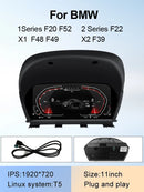 STWEI 2024 New Lcd Digital Dashboard Cluster Digital Speedometer For BMW 1/2/3/4/5/6/7 Seires X1/X2/X3/X4/X5/X6 Series