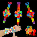 Light Up Your Kid's World With The Rotary Gyro Watch Bracelet Toy! Easter Gift