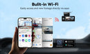 REDTIGER A3 Dash Cam 3 Channel Dash Camera Dash Car Camera Bulit in 2.4GHz Wifi IR Night Vision 24H Parking Monitor APP Control