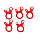 Tent Rope Buckles 3 Hole Outdoor Camping Tent Wind Rope Buckle Aluminium Alloy Tensioner Tent Cord Rope Fastener Tighten Hook