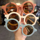 Cute kids Sunglasses parent child frosted glasses new 1-8 year old baby decorative Sunglasses trendy kids Sunglasses
