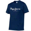 2026 Latest Pepe Jeans London Logo T-shirt Summer Comfortable Trendy Personalized Men's Short Sleeve Popular T-shirt Top