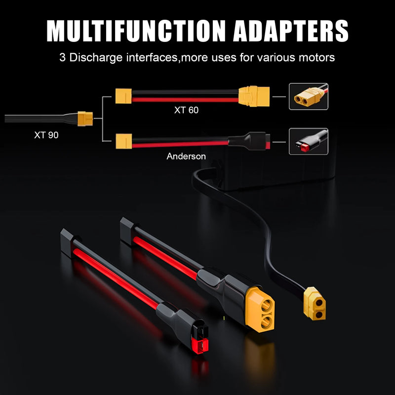 52V 30Ah Battery 50A EBike BMS Electric Bicycle Lithium  Battery with 4A Charger for Samsung Cells Bafang 2500W Motor