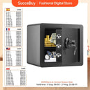 VEVOR 1.2/0.5 Cubbic Fit Electronic Safe Deposit Safe Box W/ Digital Access & Override Keys for Store Money Gun Jewelry Document