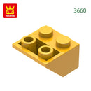 Wange 82Pcs/Lot 3660 2x2 Sloping Reverse Building Blocks Moc Slanted Parts Compatible with Brick  Children Toy Assembly Gift Box