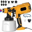1400ML Electric Spray Gun 1000W Powerful HVLP Paint Sprayer 6 copper nozzles Auto Furniture Steel Coating Airbrush