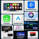 Universal 10.26 Inch 4K Dashcam Car DVR Video Player Wireless Carplay&Android Auto Car Monitor Multimedia GPS FM Rearview Camera