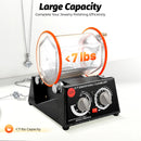 3kg Rotary Tumbler Jewelry Polisher w/ 1 bag of Polishing Bead (110V/220V) Jewelry Polisher Finisher Machine DIY