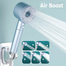 New Booster Shower Head 5 Modes Adjustable High Pressure Water Saving Massage Portable Filter Shower Faucet Bathroom Accessories