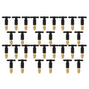 5-100Pcs Outdoor Misting Cooling System Garden Irrigation Watering 1/4'' Brass Atomizer Nozzles 4/7mm Hose Garden Sprinkler Head